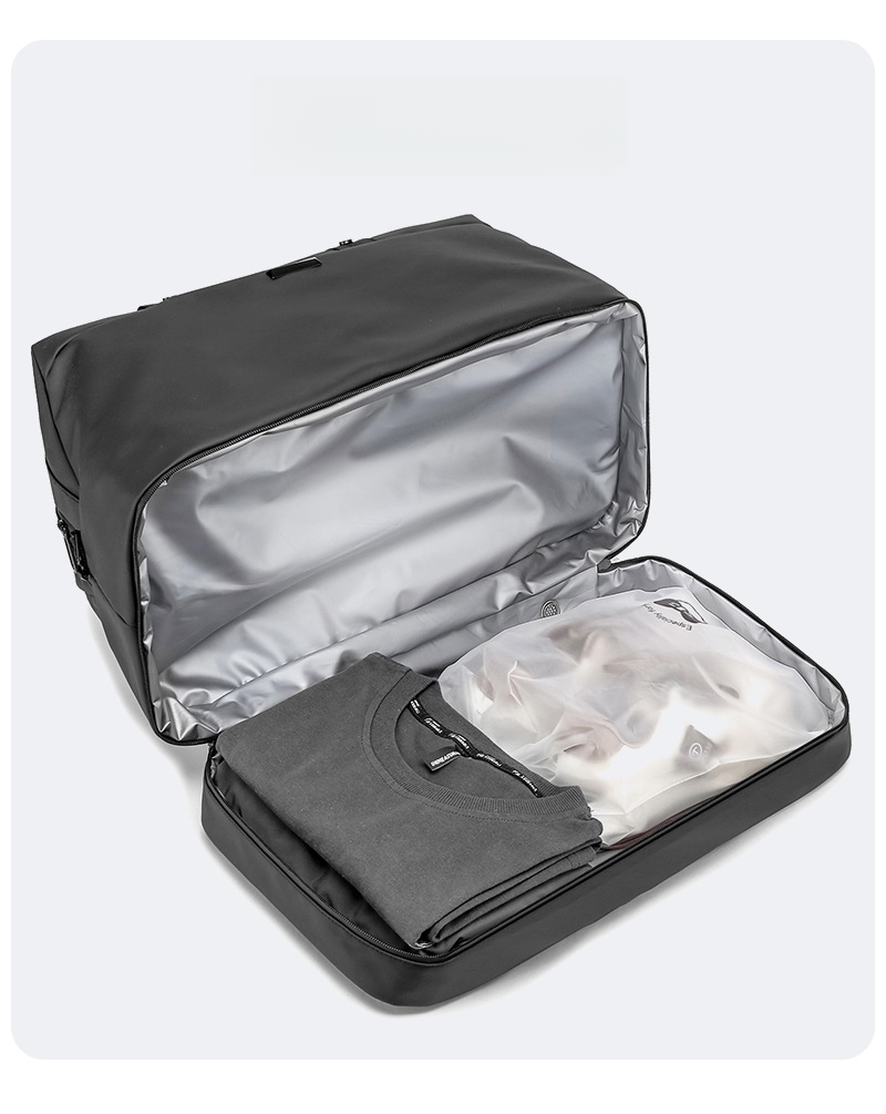 Nuovo scomparto indipendente per scarpe sportive da viaggio, borsa da palestra, borsa da viaggio portatile per brevi distanze e grandi capacità_voghion.com